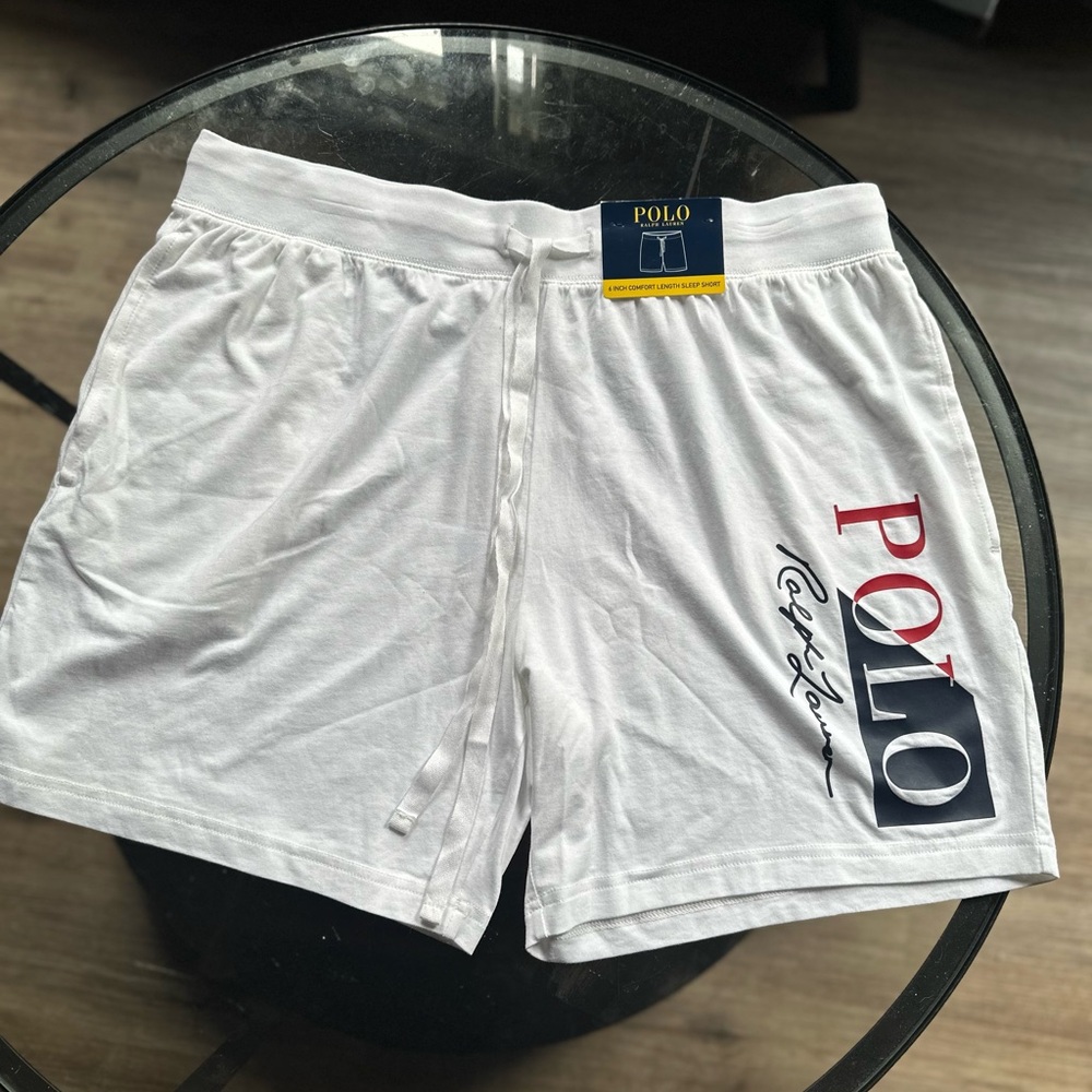 Ralph Lauren Classic White Polo Shorts